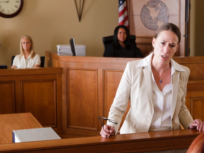 Image of an Alabama car accident attorney fighting for the rights of someone in a motor vehicle wreck.